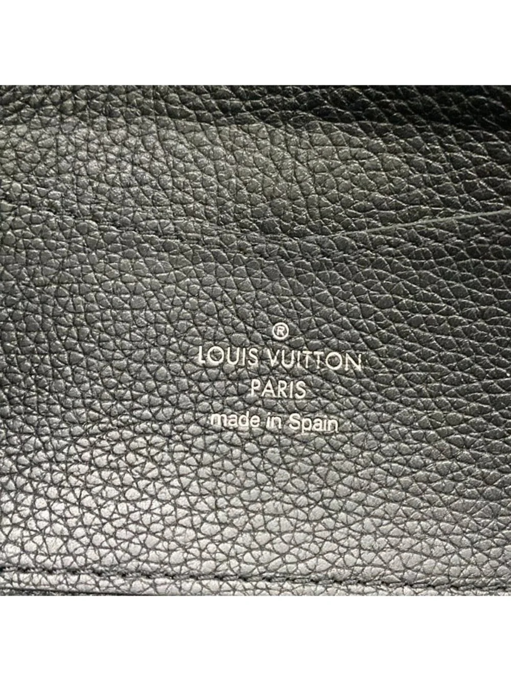 Louis Vuitton Wallet Lockme Zippy Noir Leather Cowhide